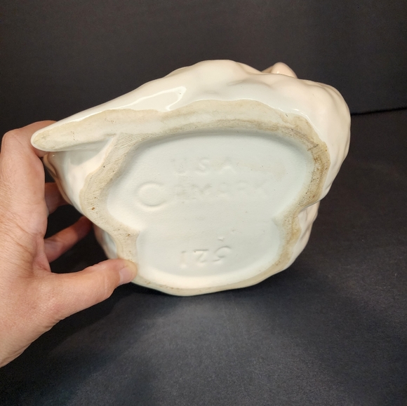 Camark Pottery USA pair of loving swans planter - Picture 4 of 6